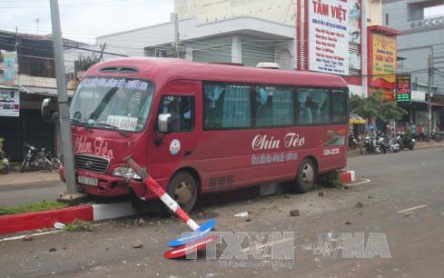 Một vụ tai nạn giao thông ở Bình Phước.